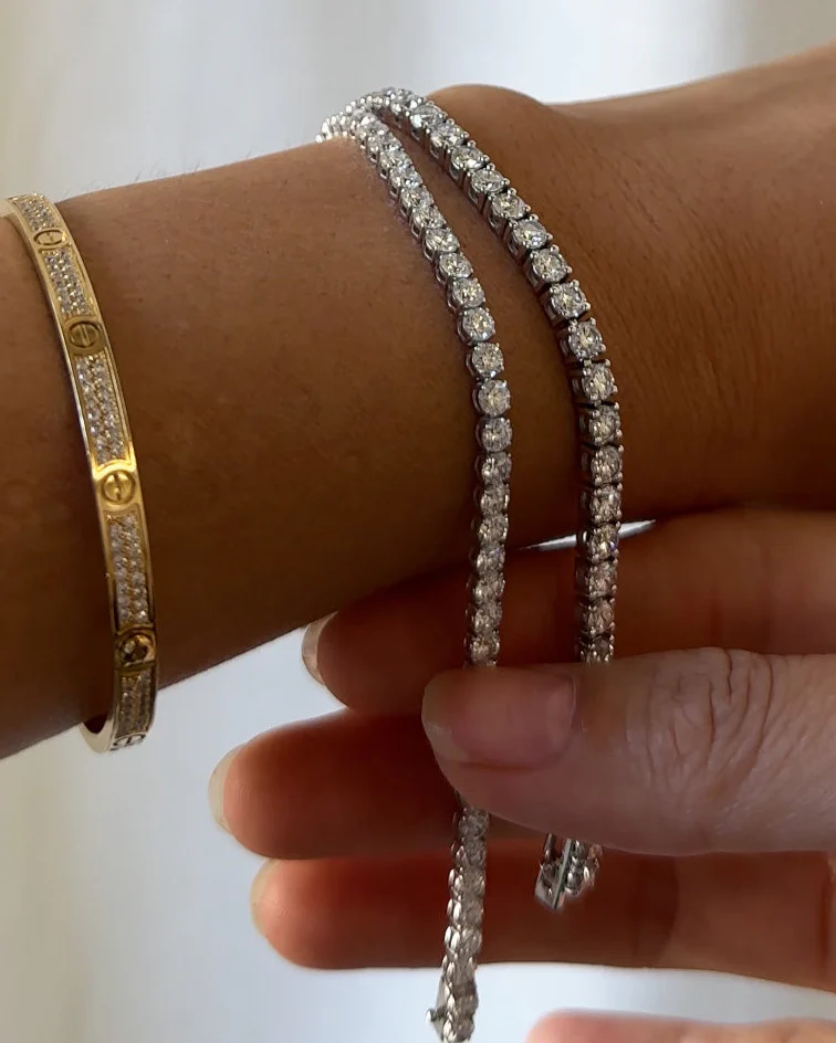 Lab Grown Diamond Tennis Bracelet - Image 2