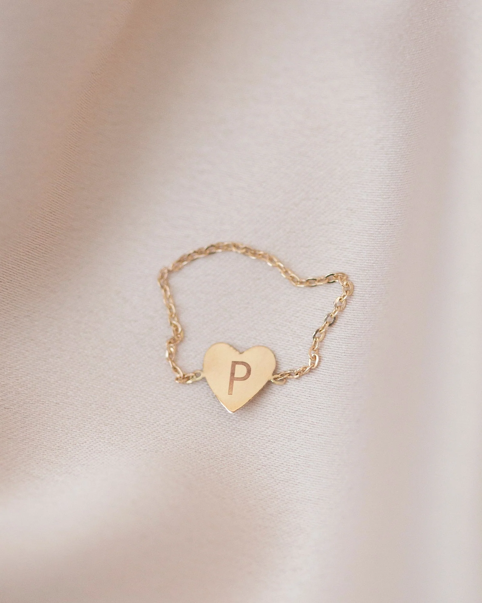 Little Heart Chain Ring - Image 5
