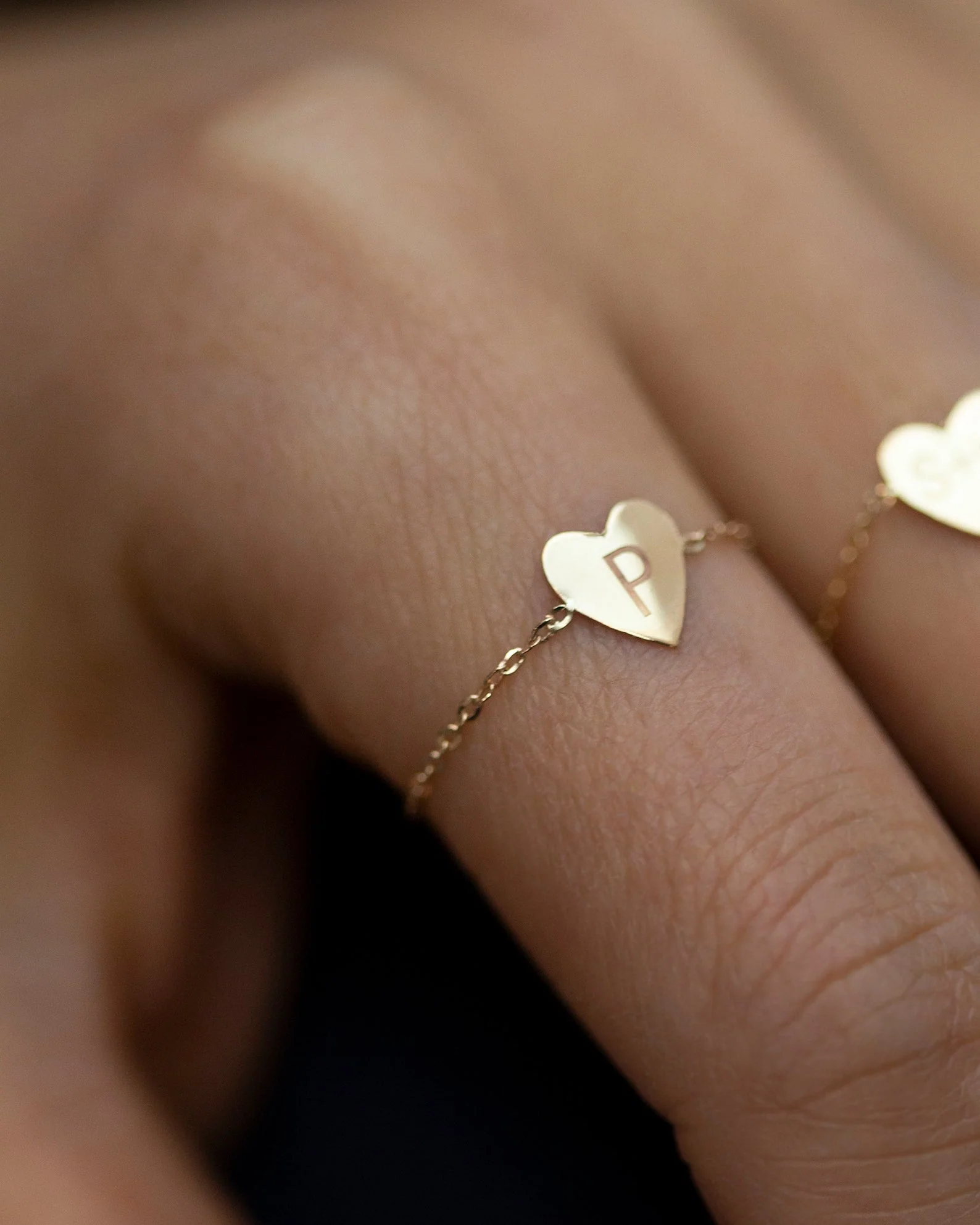 Little Heart Chain Ring - Image 7