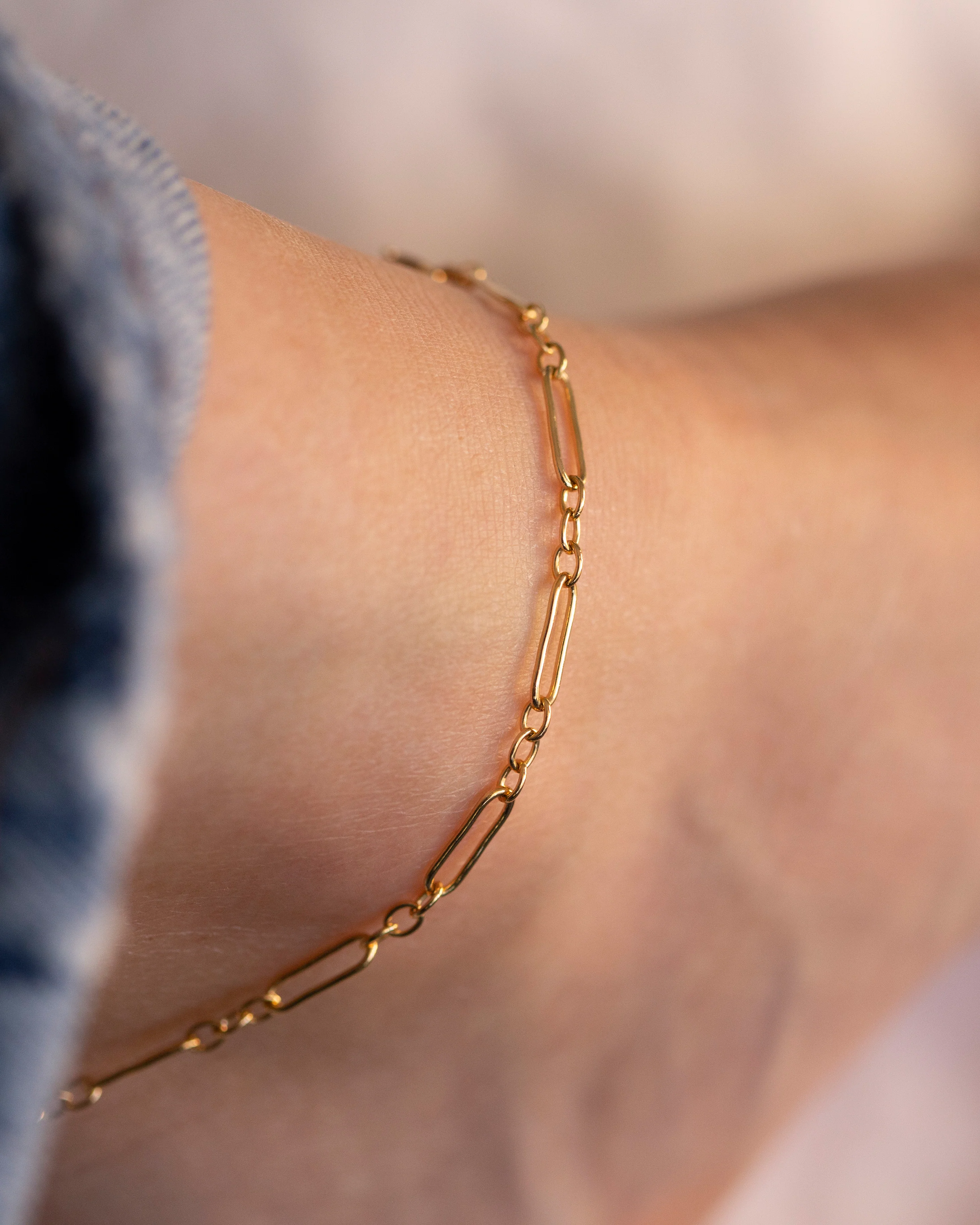 Long and Short Chain Anklet - Image 2