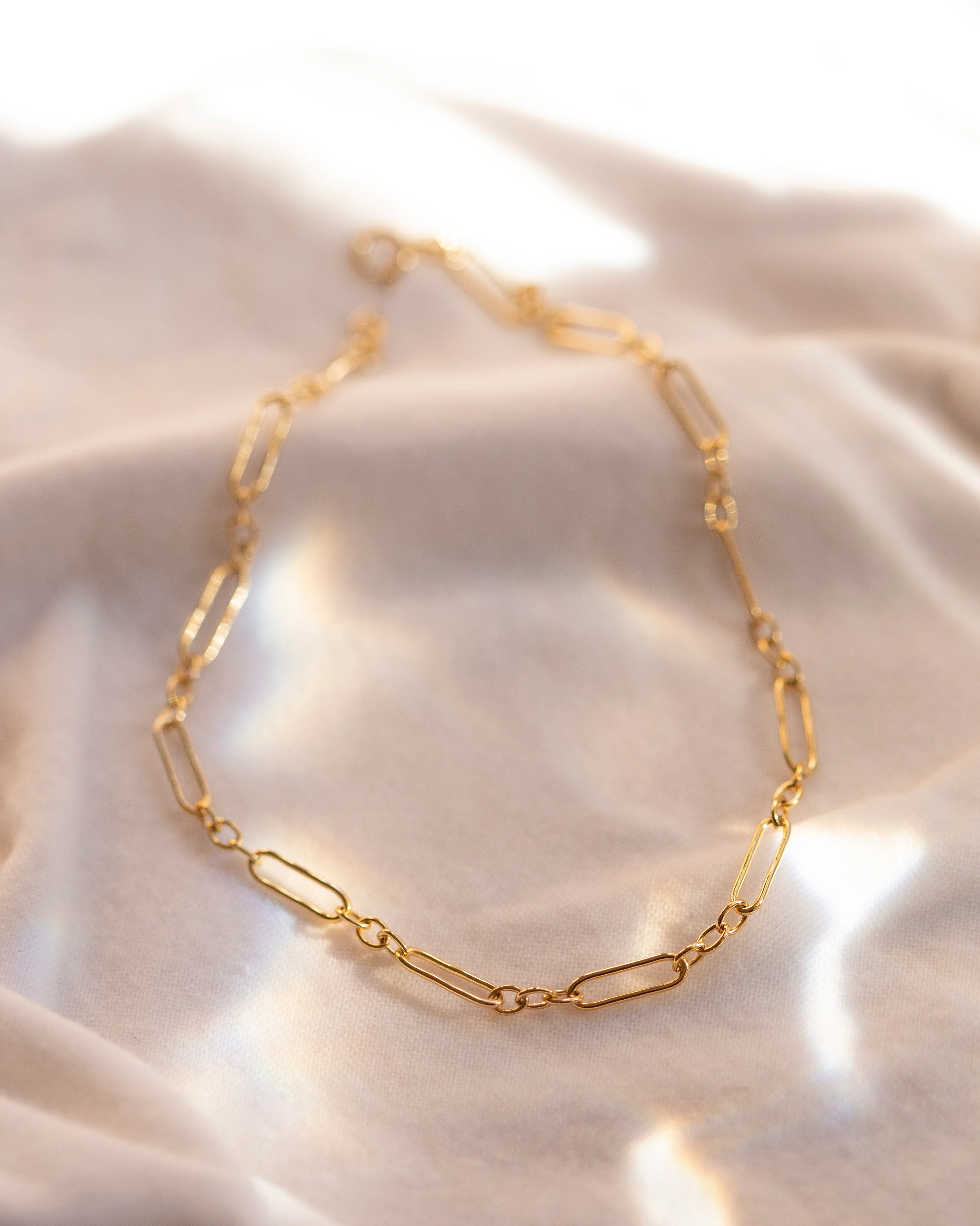 Long and Short Chain Anklet - Image 4