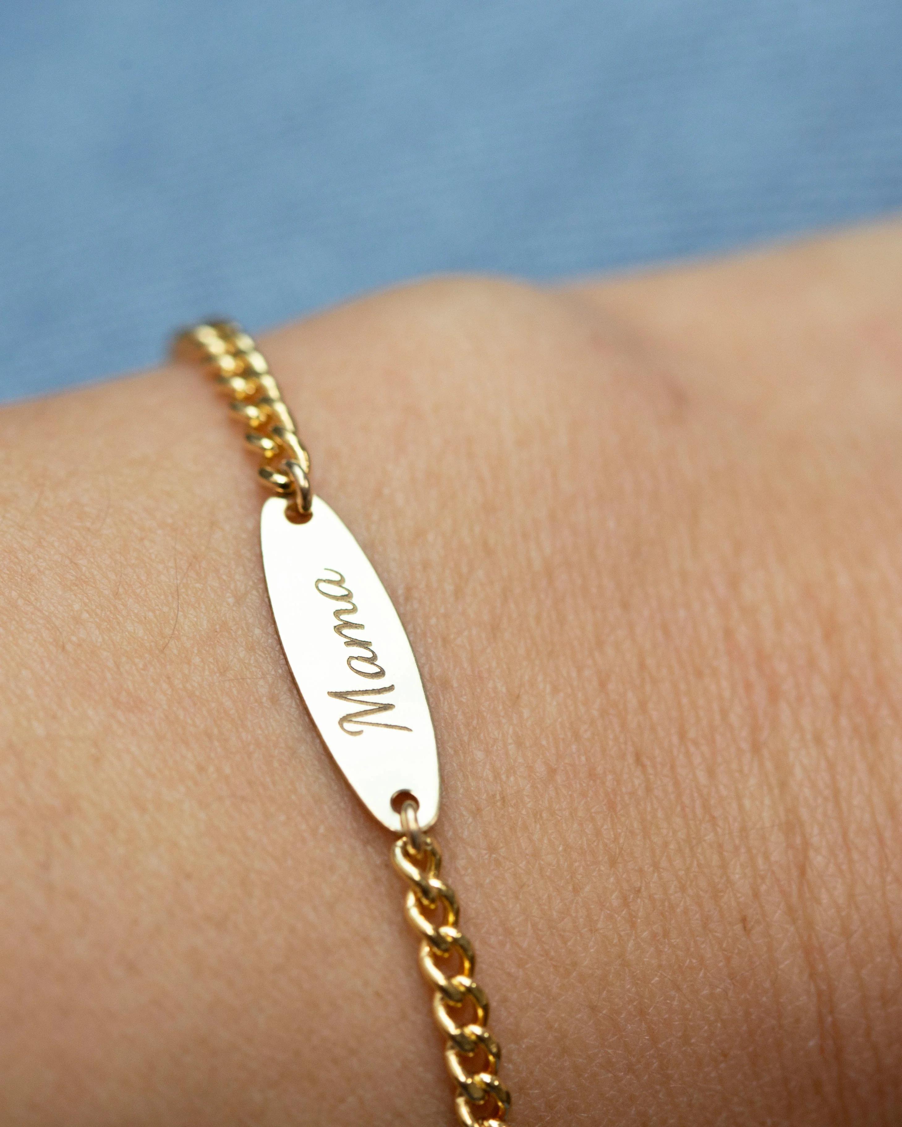 Mini Cuban ID Name Bracelet - Image 6