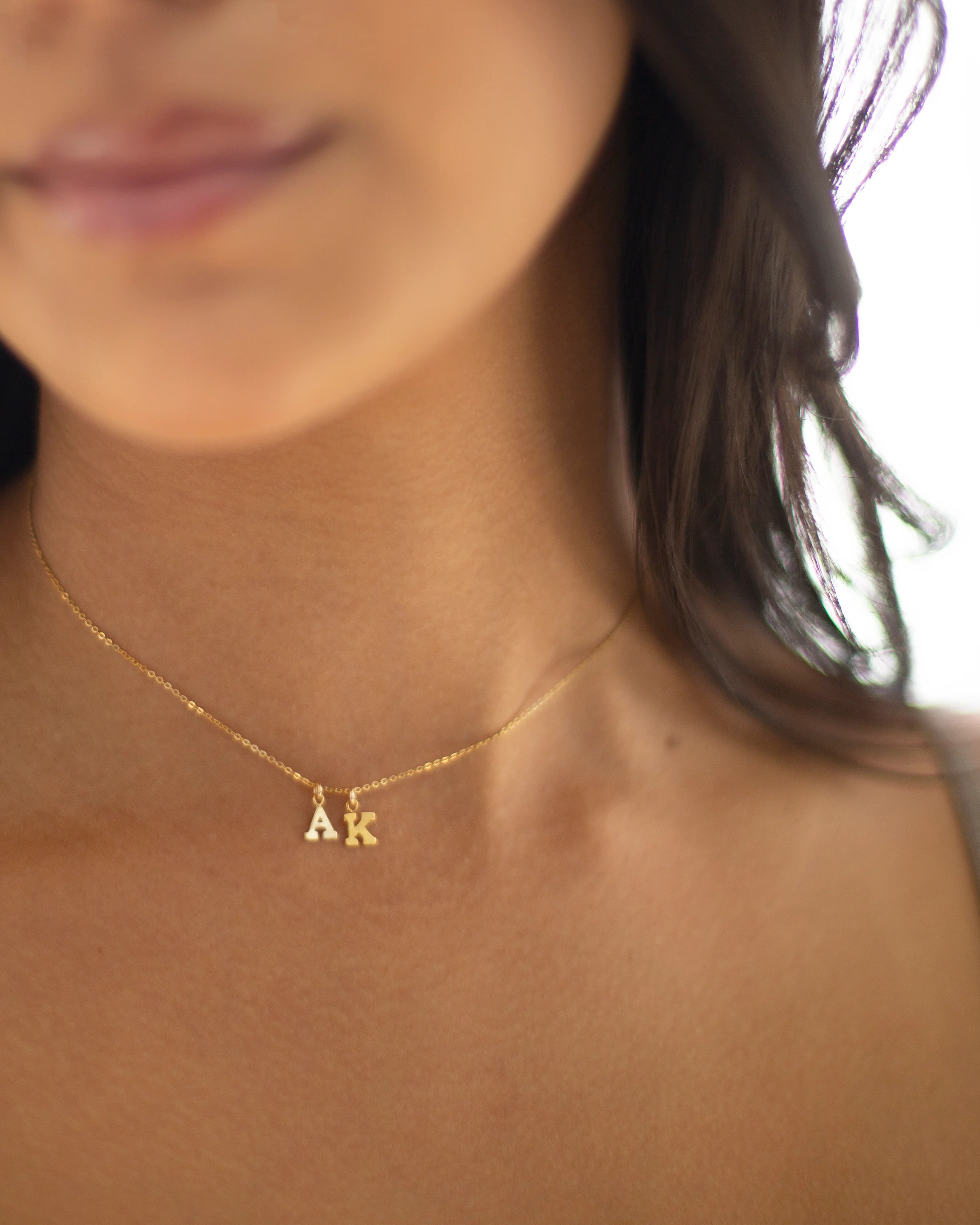 Mini Letter Necklace - Image 3