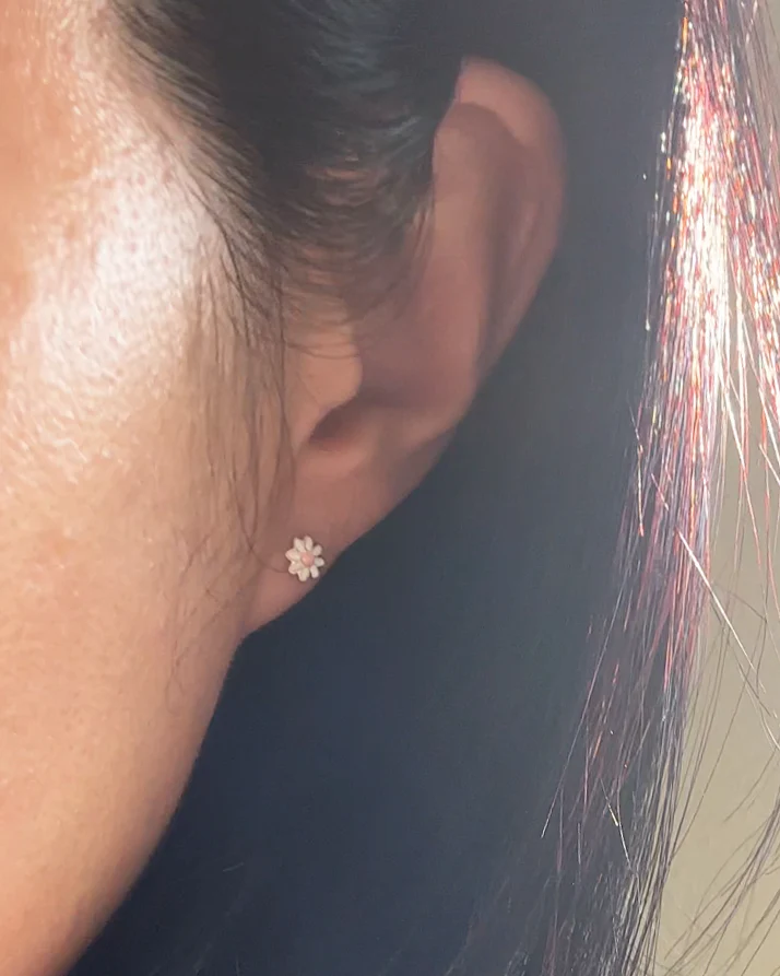 Mini Wild Flower Earrings - Image 2