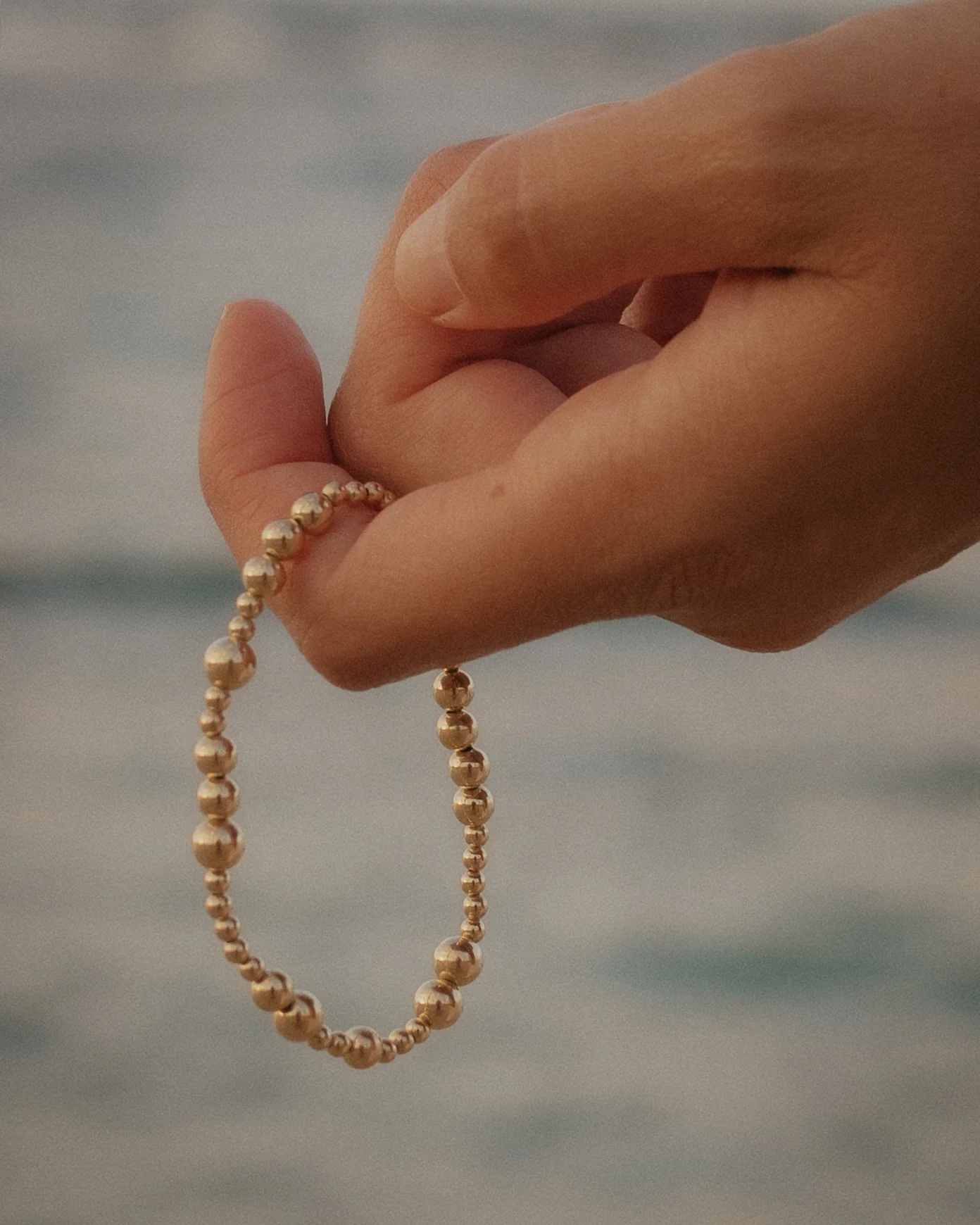 Mixed round beaded bracelet - Image 2