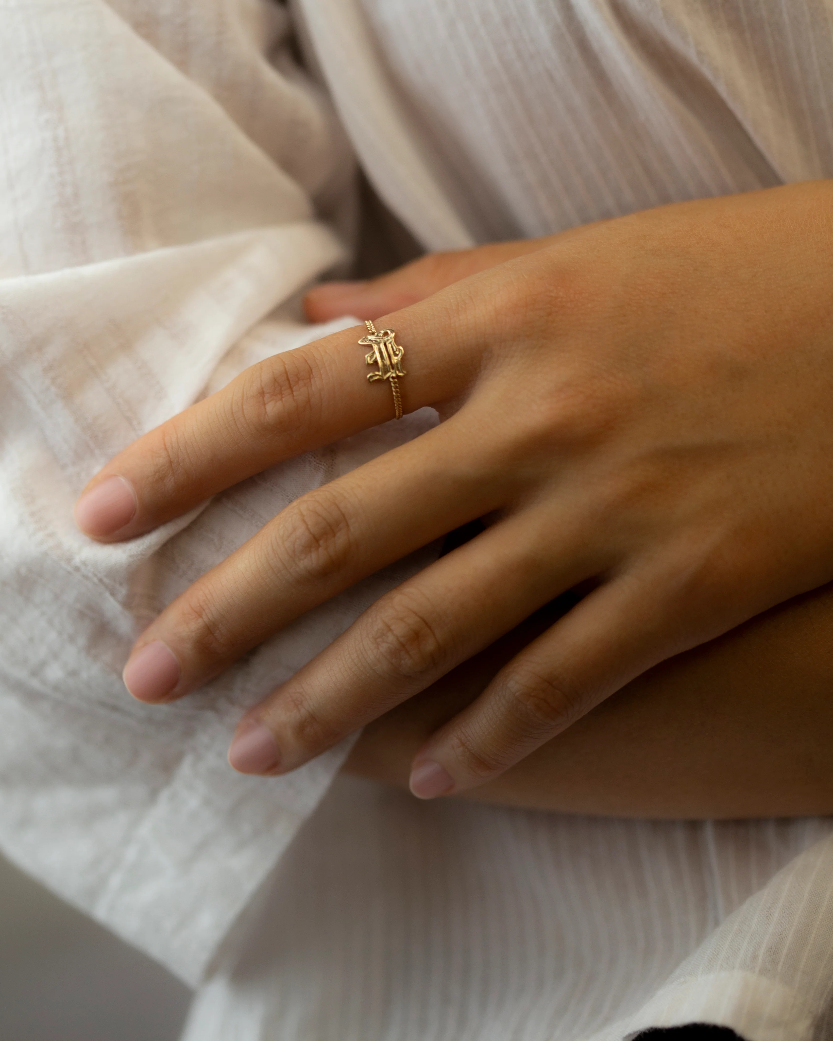 Old English Name Ring - Image 3