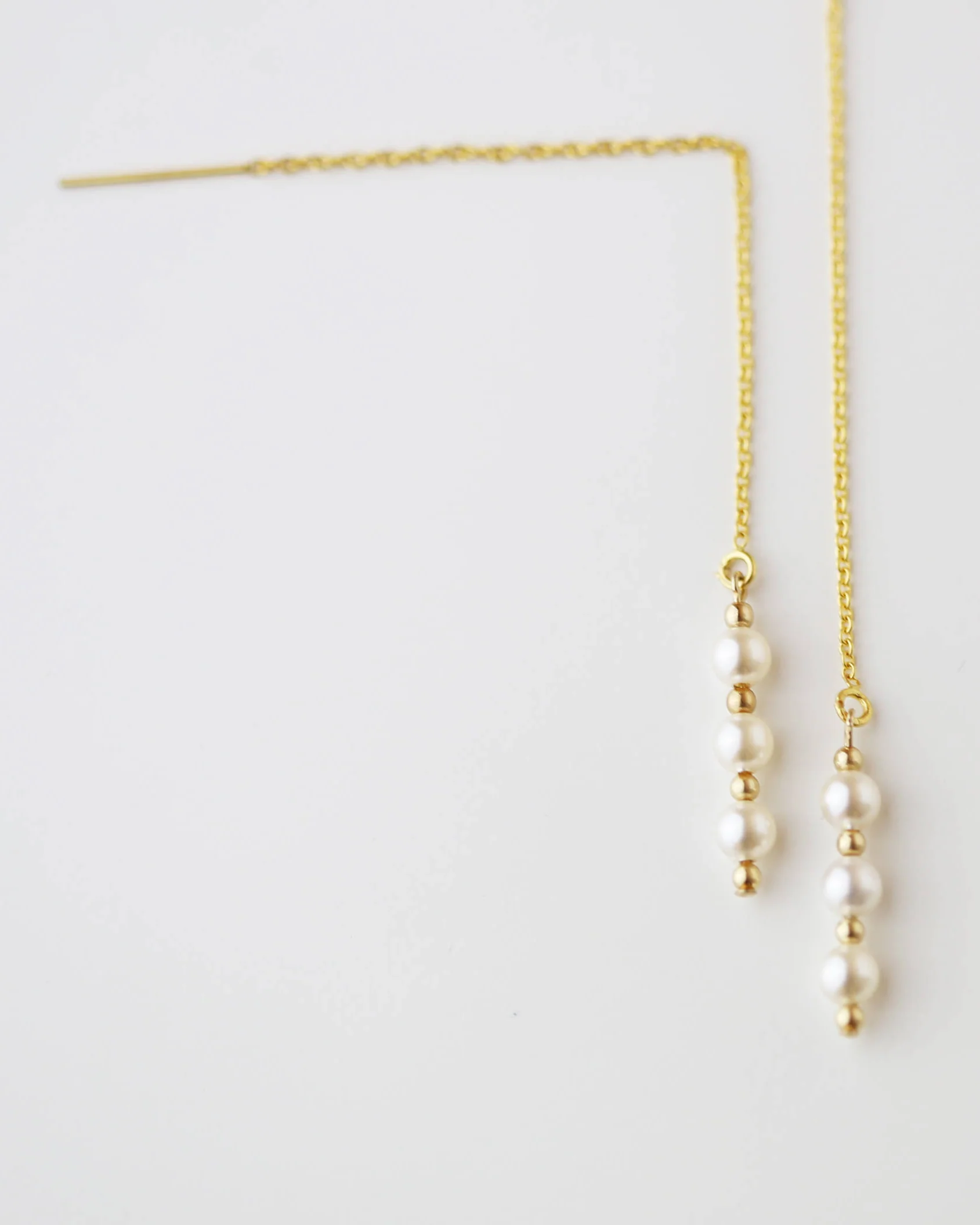 Pearl Bead Earrings - Image 4