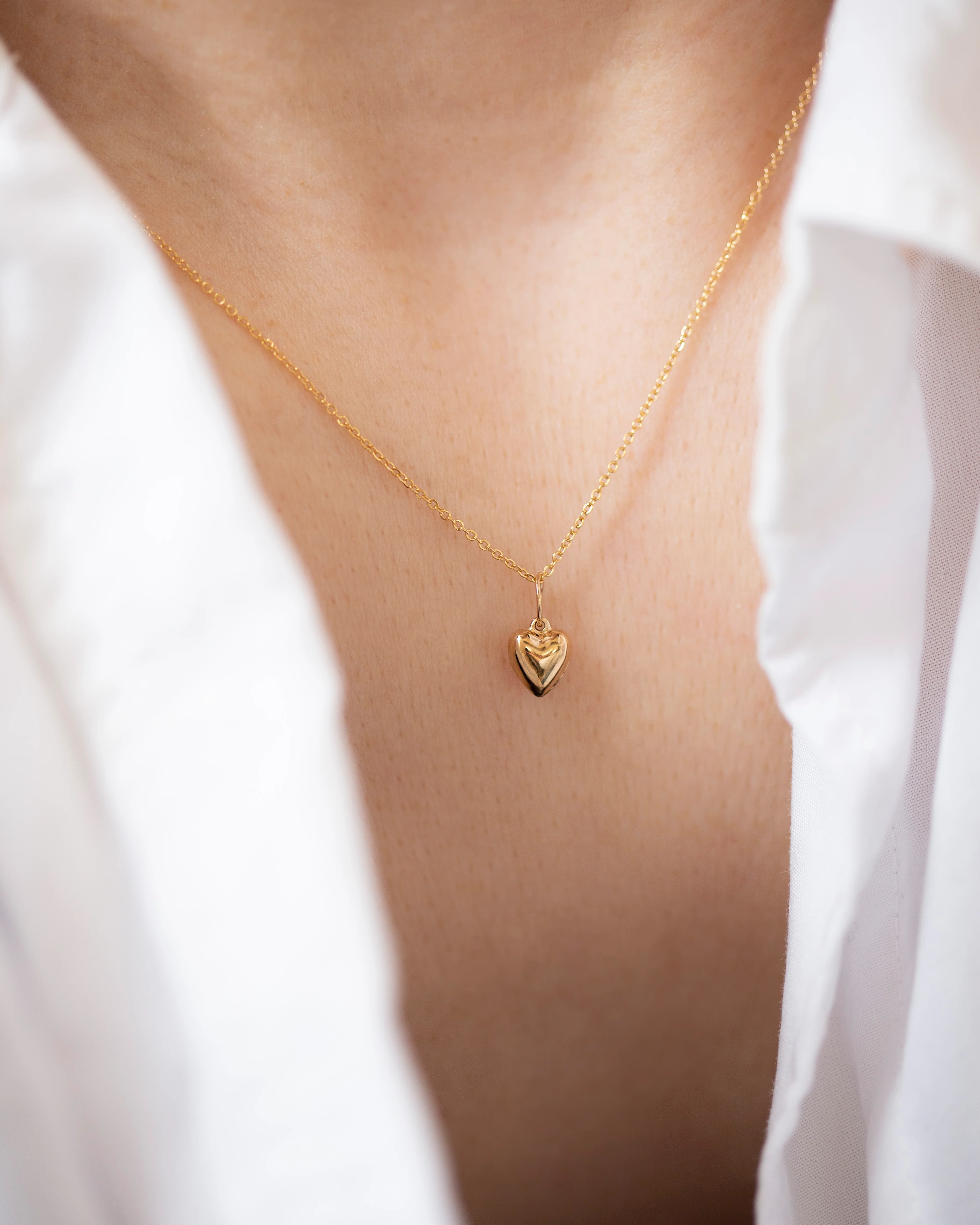 Puffy Heart 3D Necklace