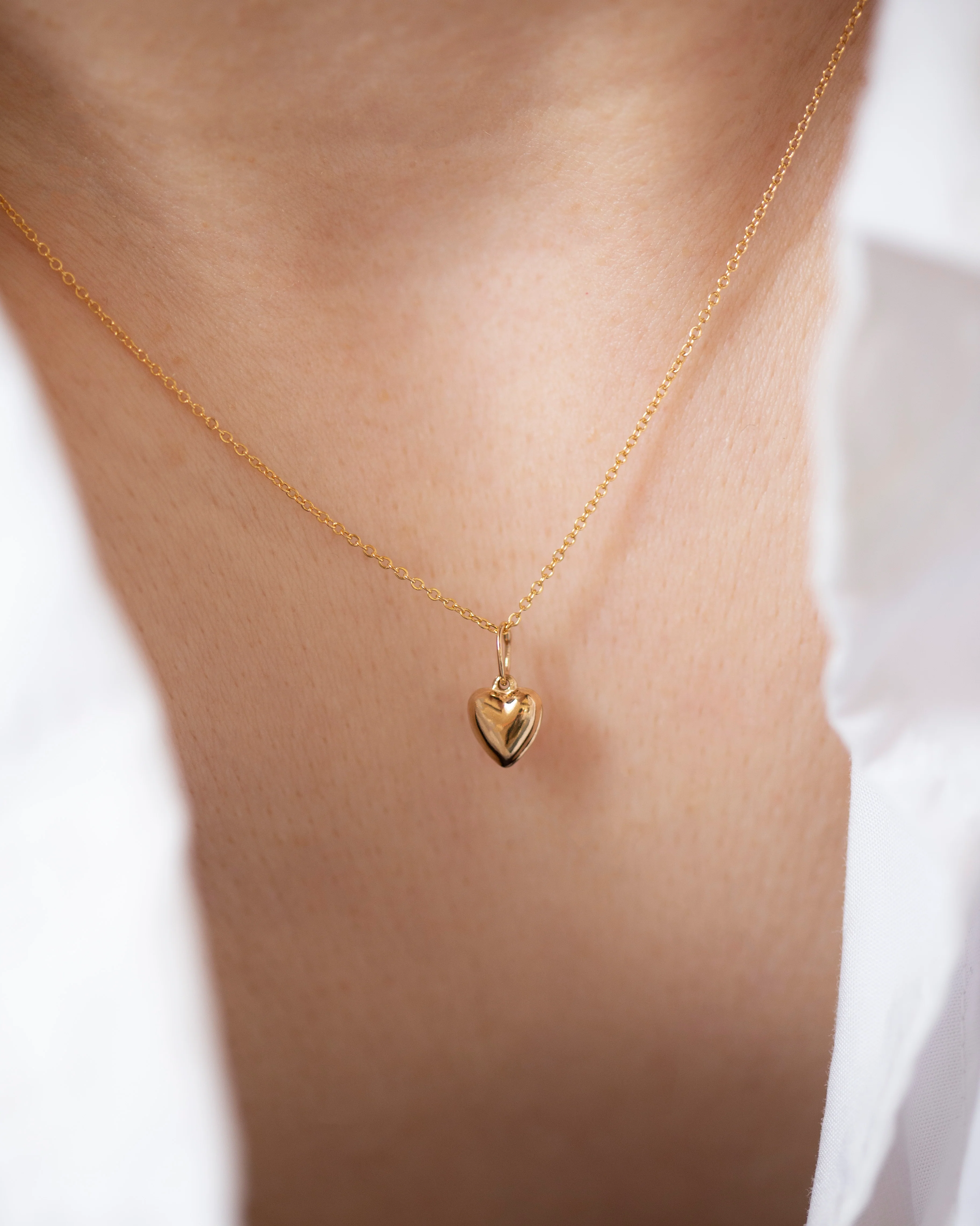 Puffy Heart 3D Necklace - Image 4