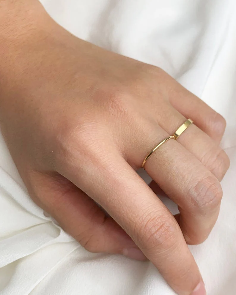 Roman Numeral Date Ring - Image 4