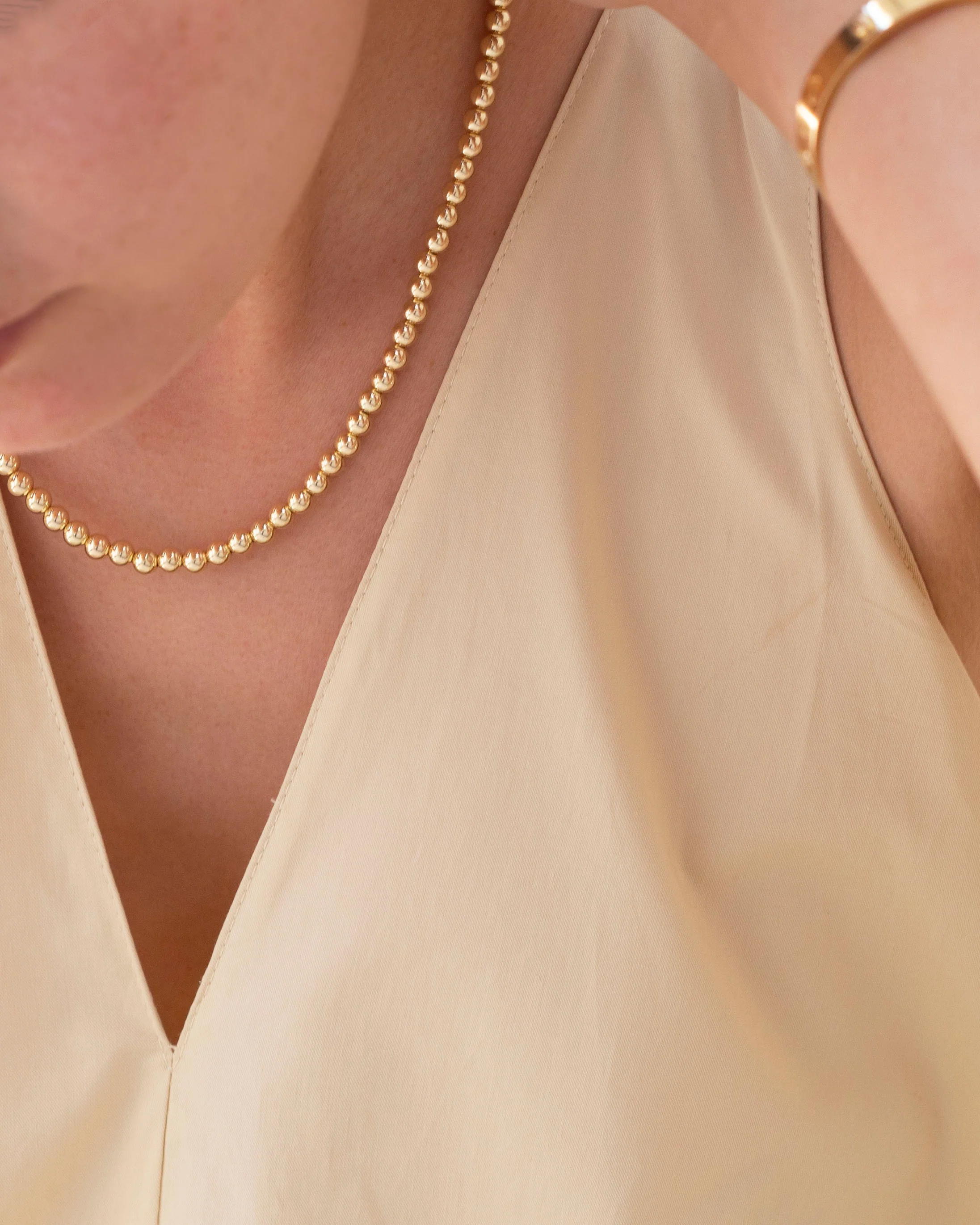 Round bead necklace - Image 4