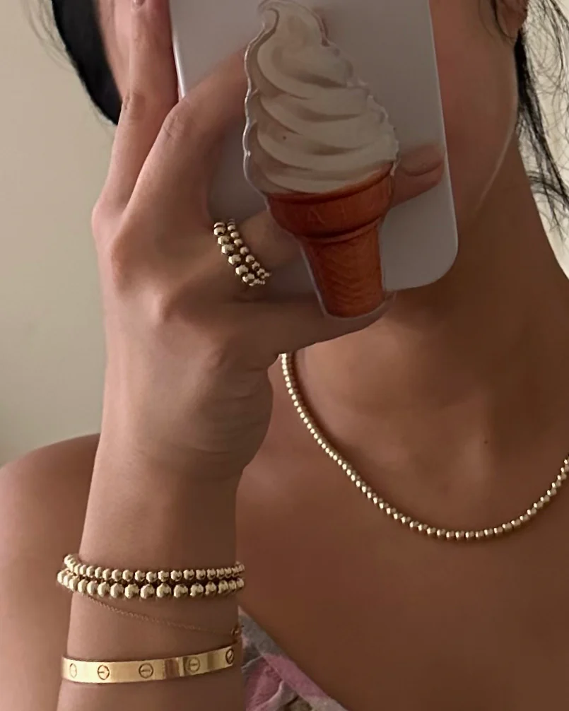 Round Beaded Ring - Image 5