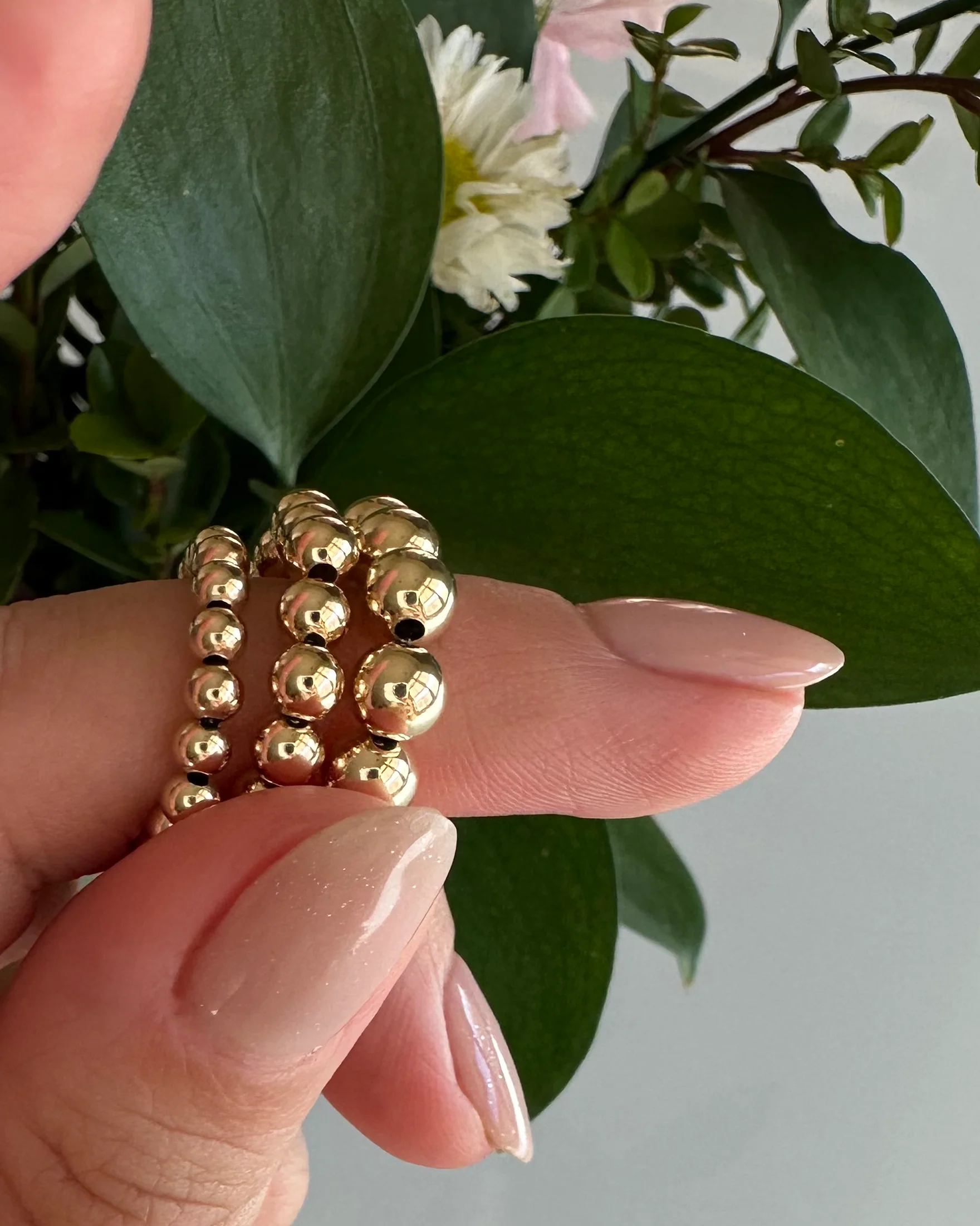 Round Beaded Ring - Image 6