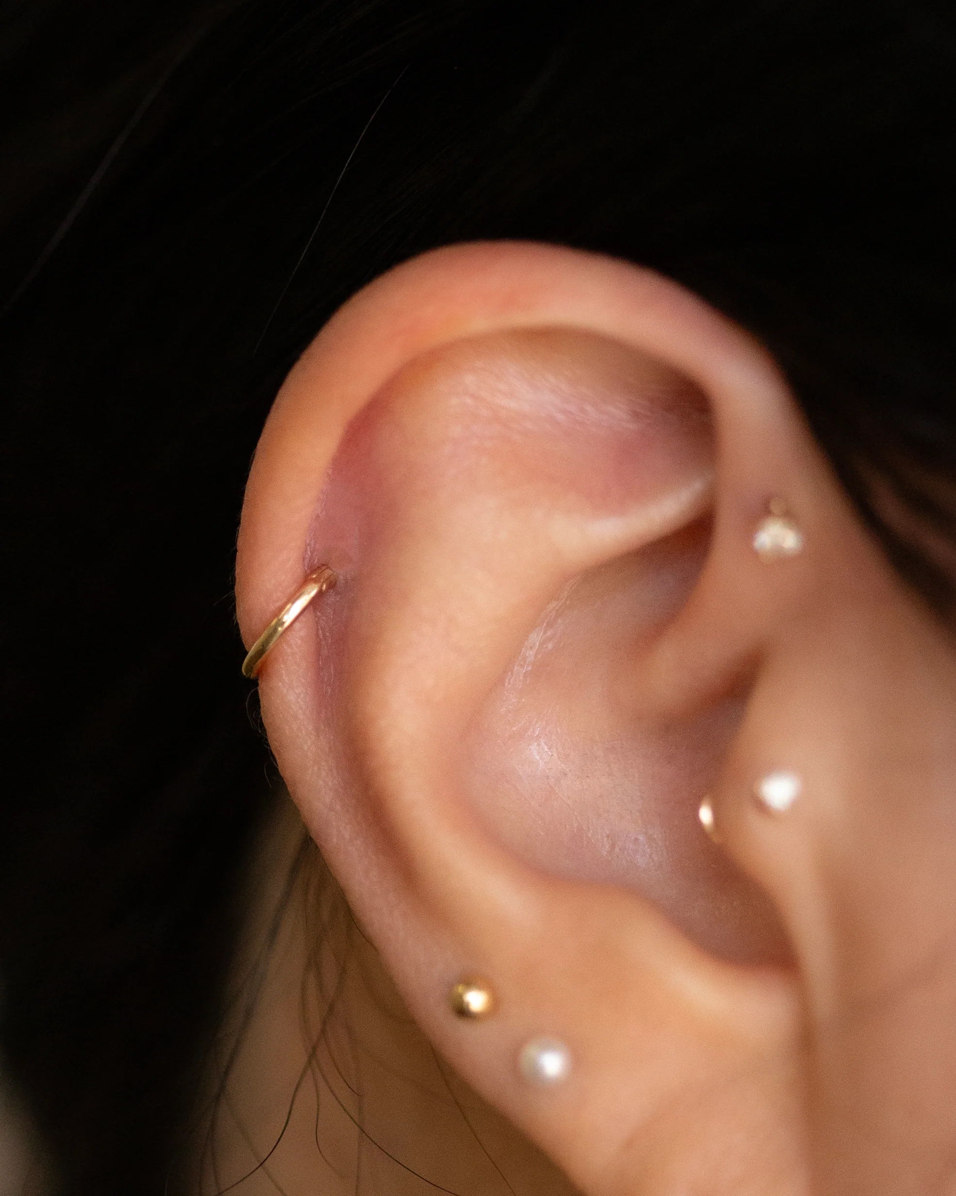 Simple Clicker Hoop Earring - Image 4
