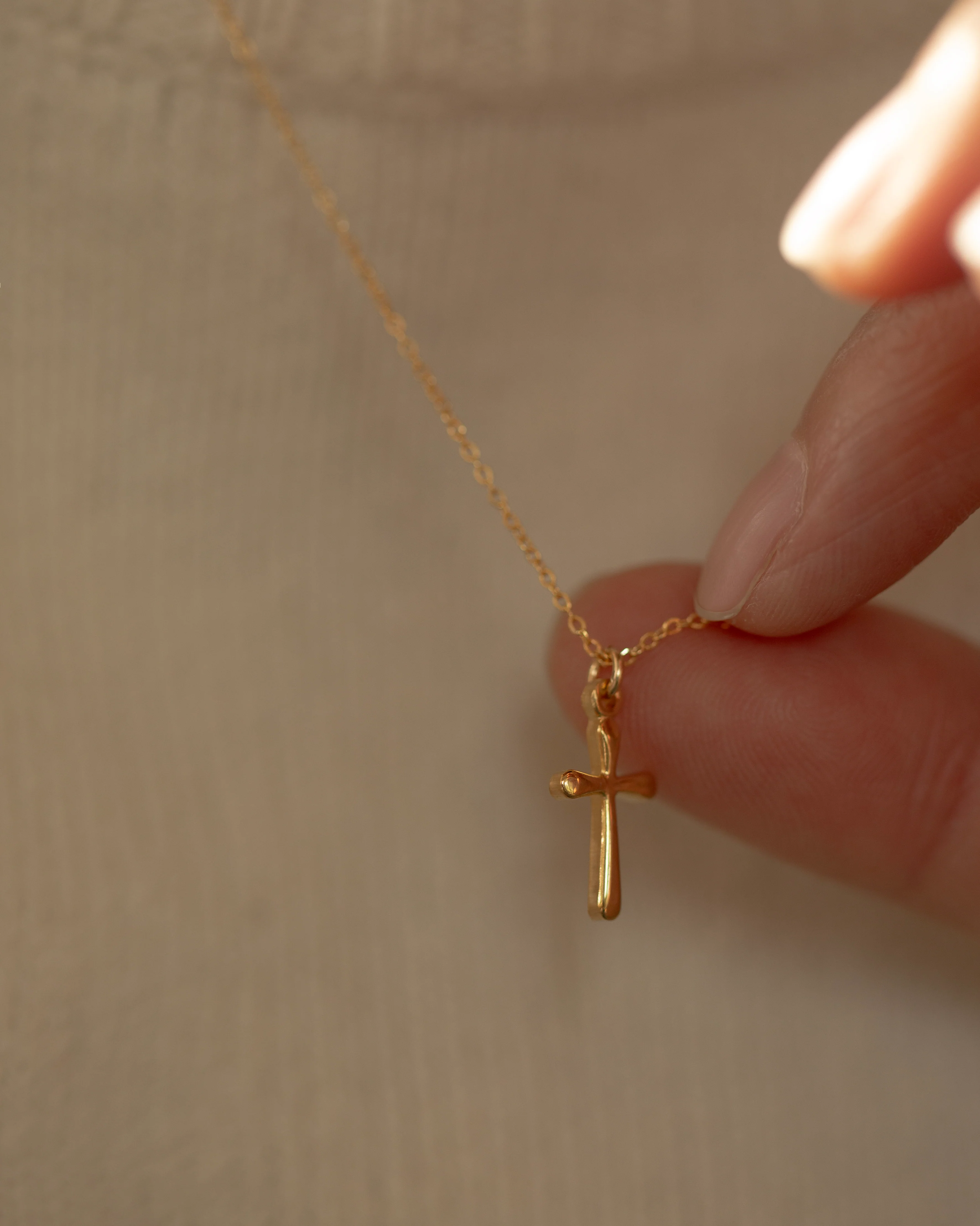 Simple Cross Necklace - Image 2