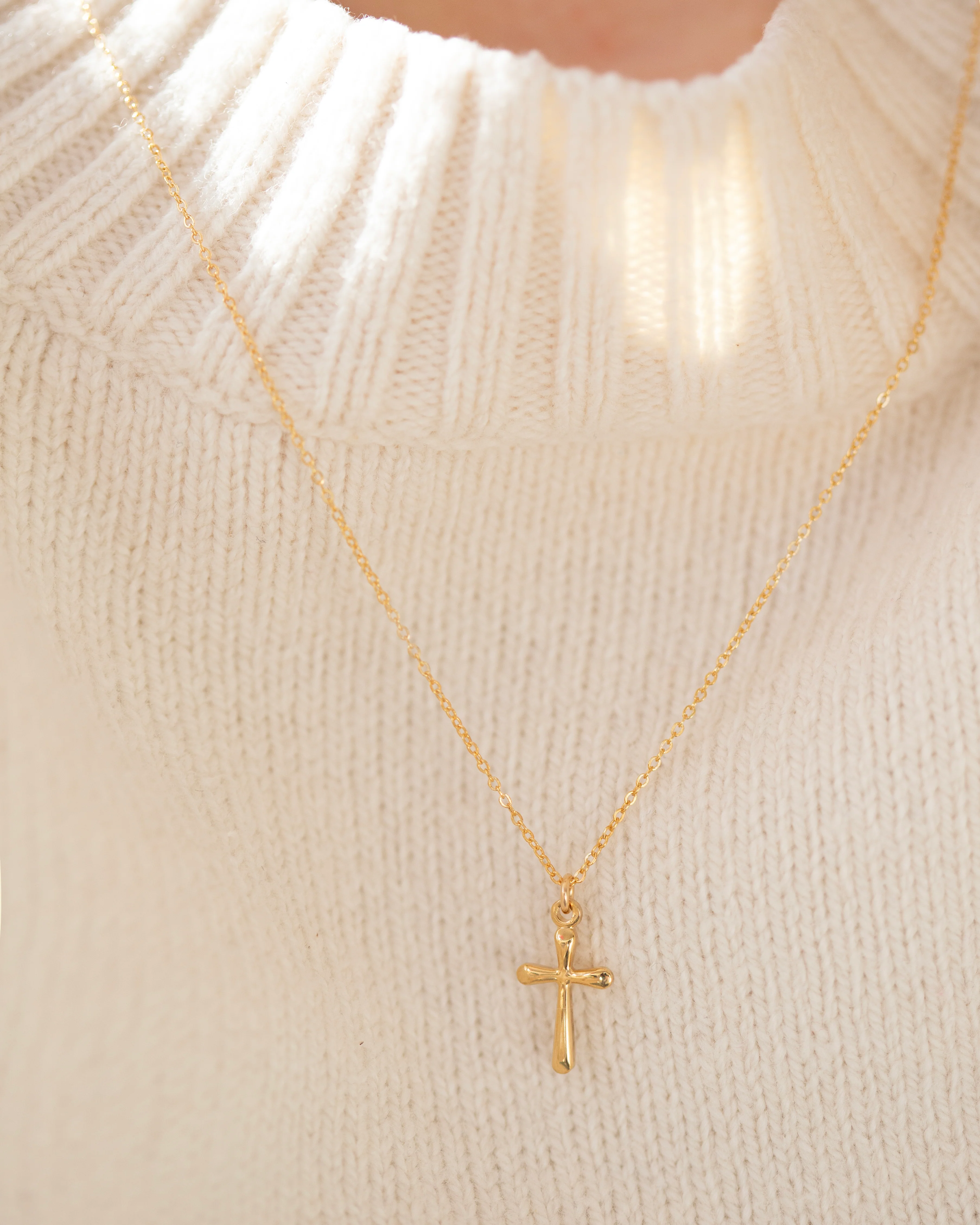 Simple Cross Necklace - Image 4