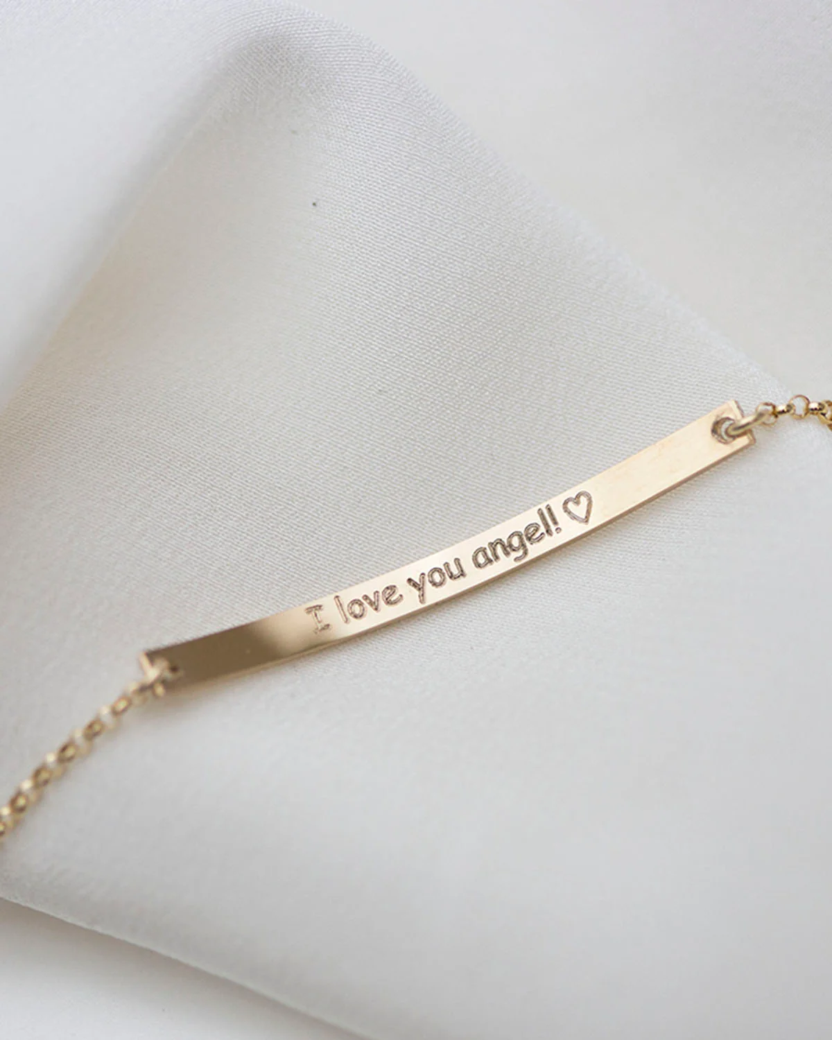 Skinny Bar Bracelet with Custom Engraving - Image 3