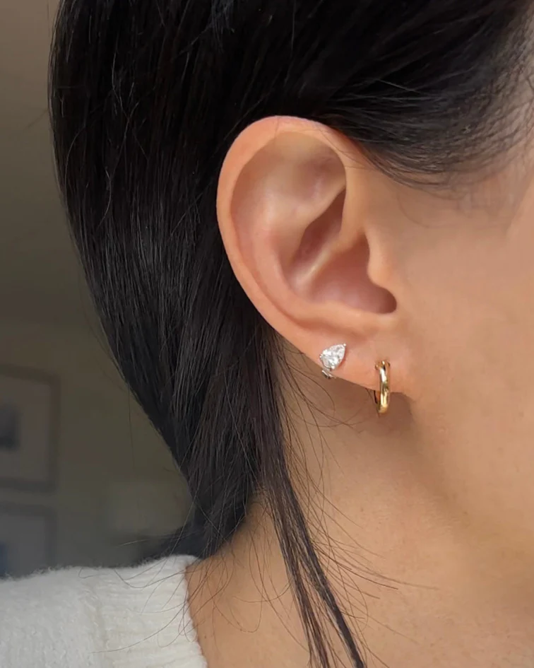 Small Hoop Earrings - Image 2
