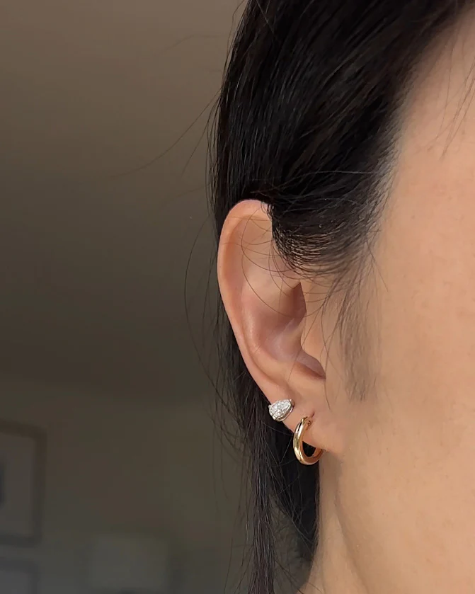 Small Hoop Earrings - Image 3