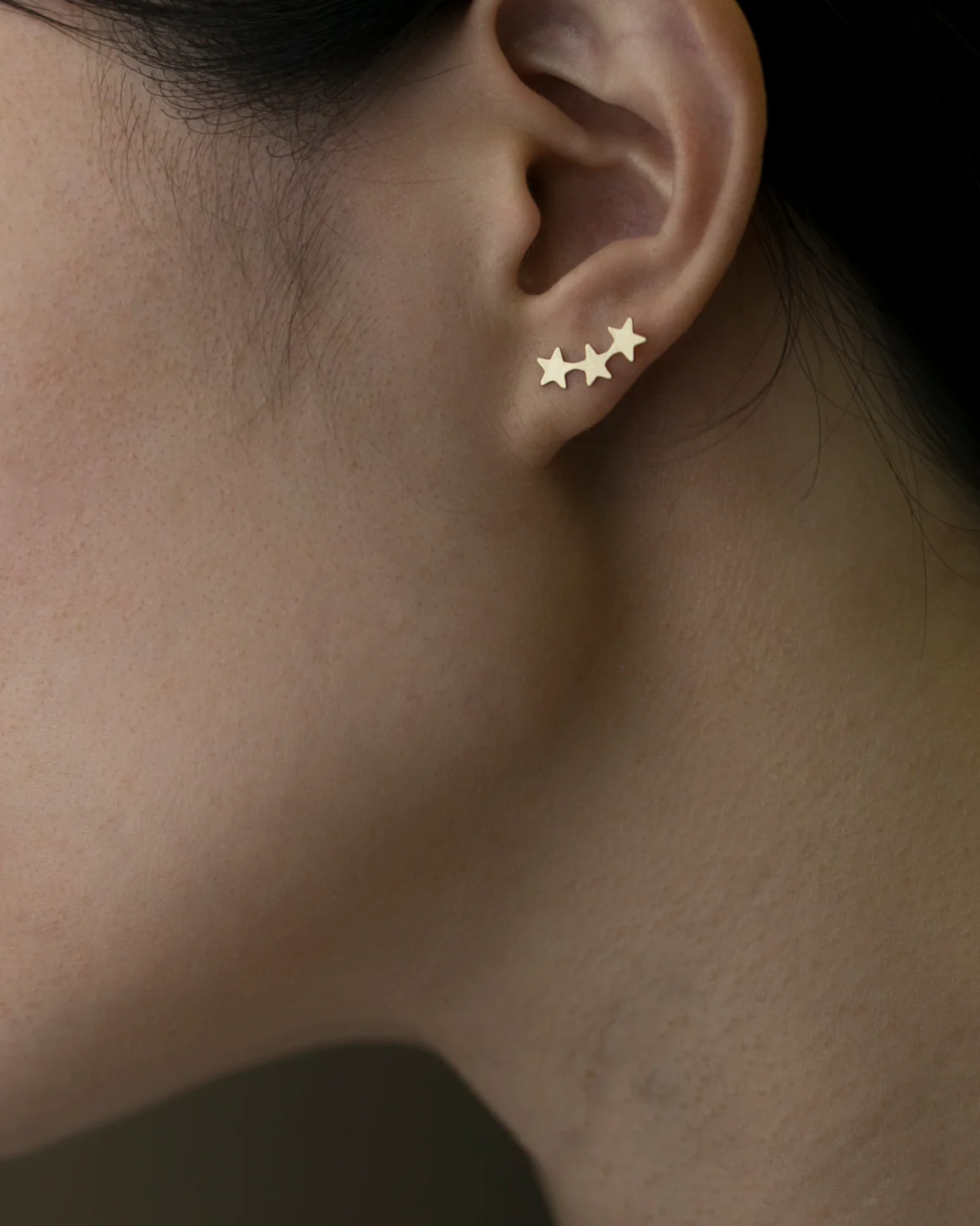 14k Star Climber Earrings - Image 5