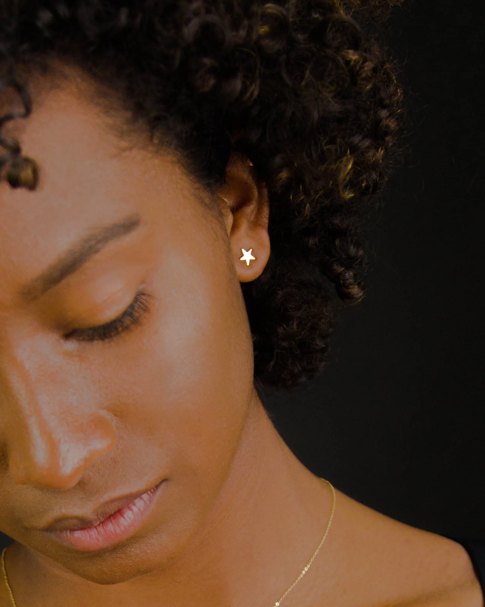 14k Star Stud Earrings