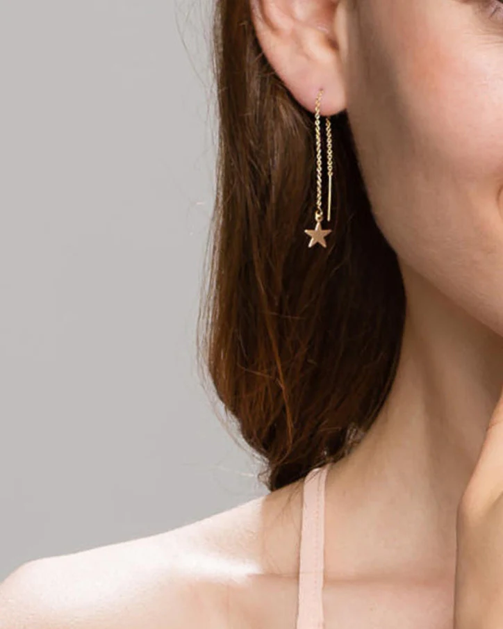 Star Thread Earrings - Image 3