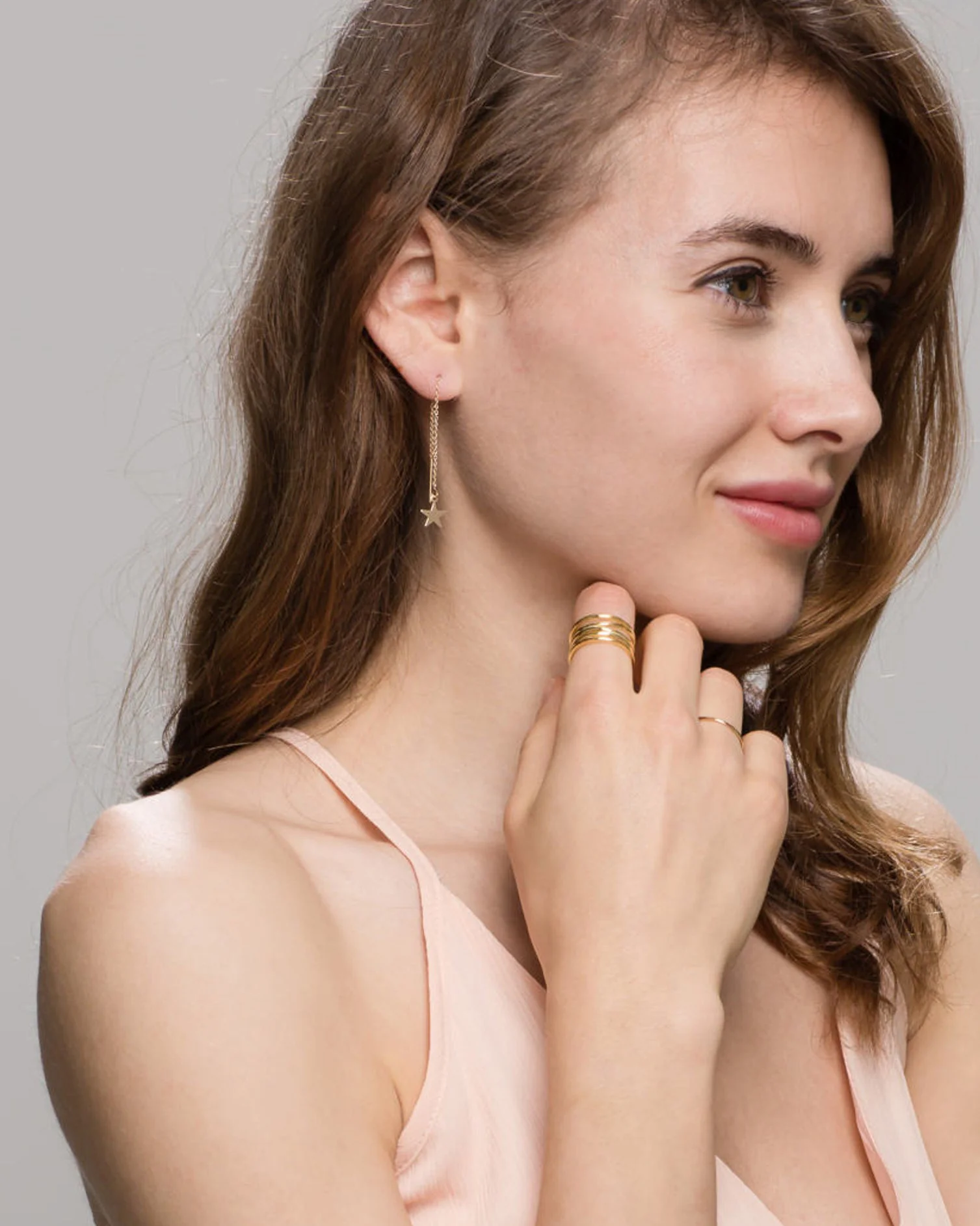 Star Thread Earrings - Image 4