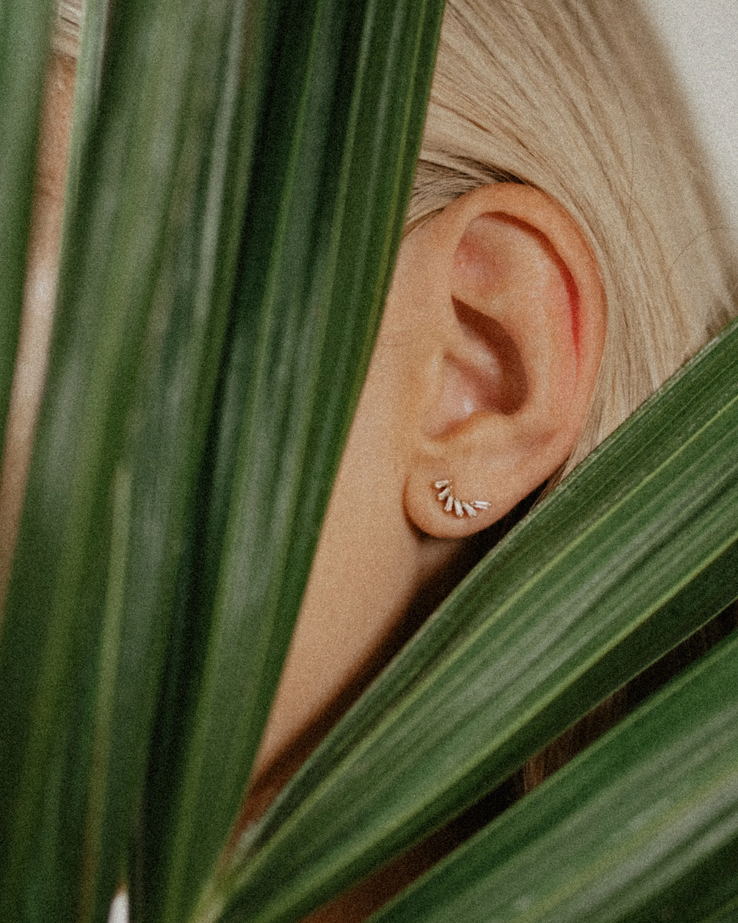 Tapered Baguette Diamond Step Earrings - Image 5