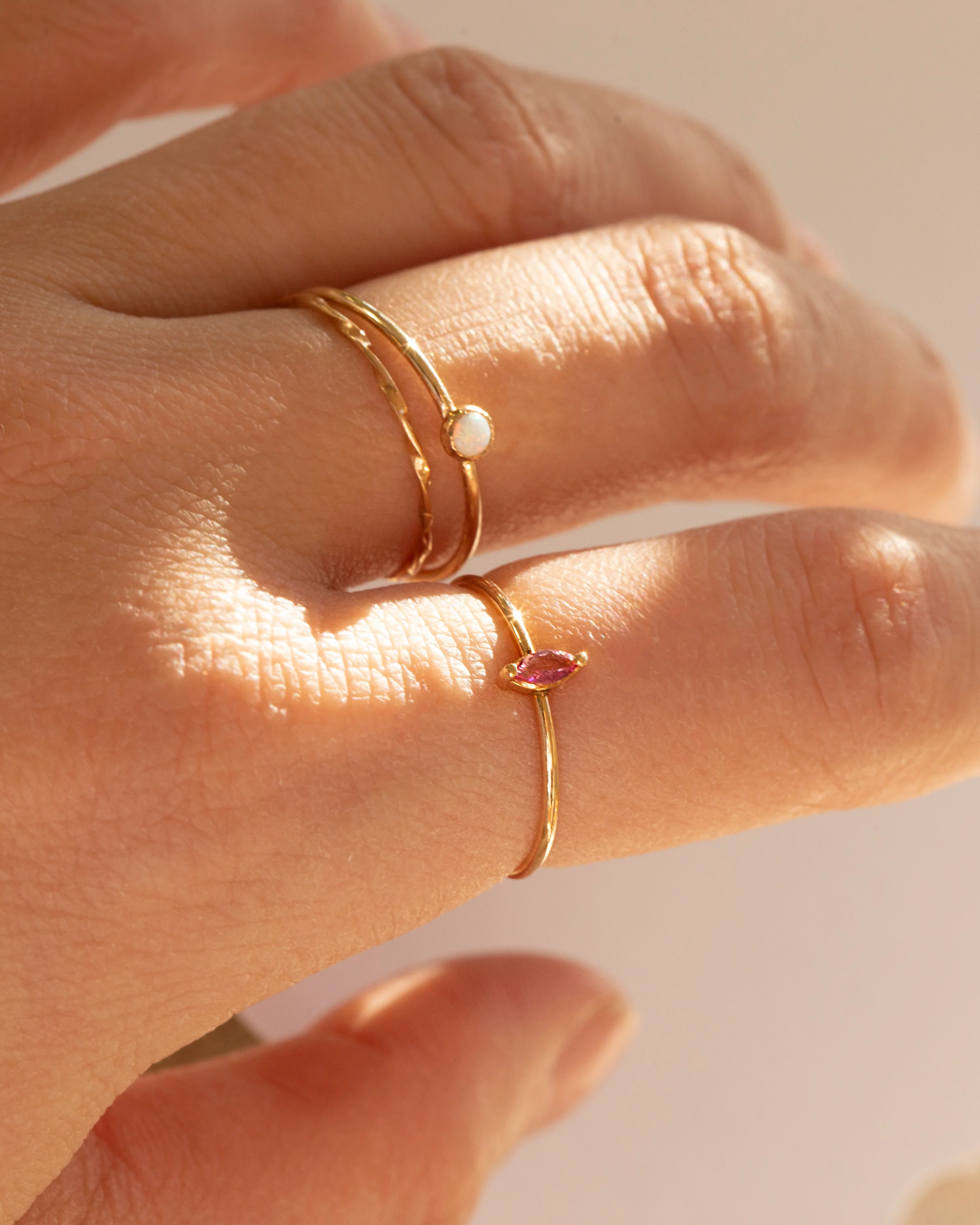 Tiny Opal Ring - Image 6