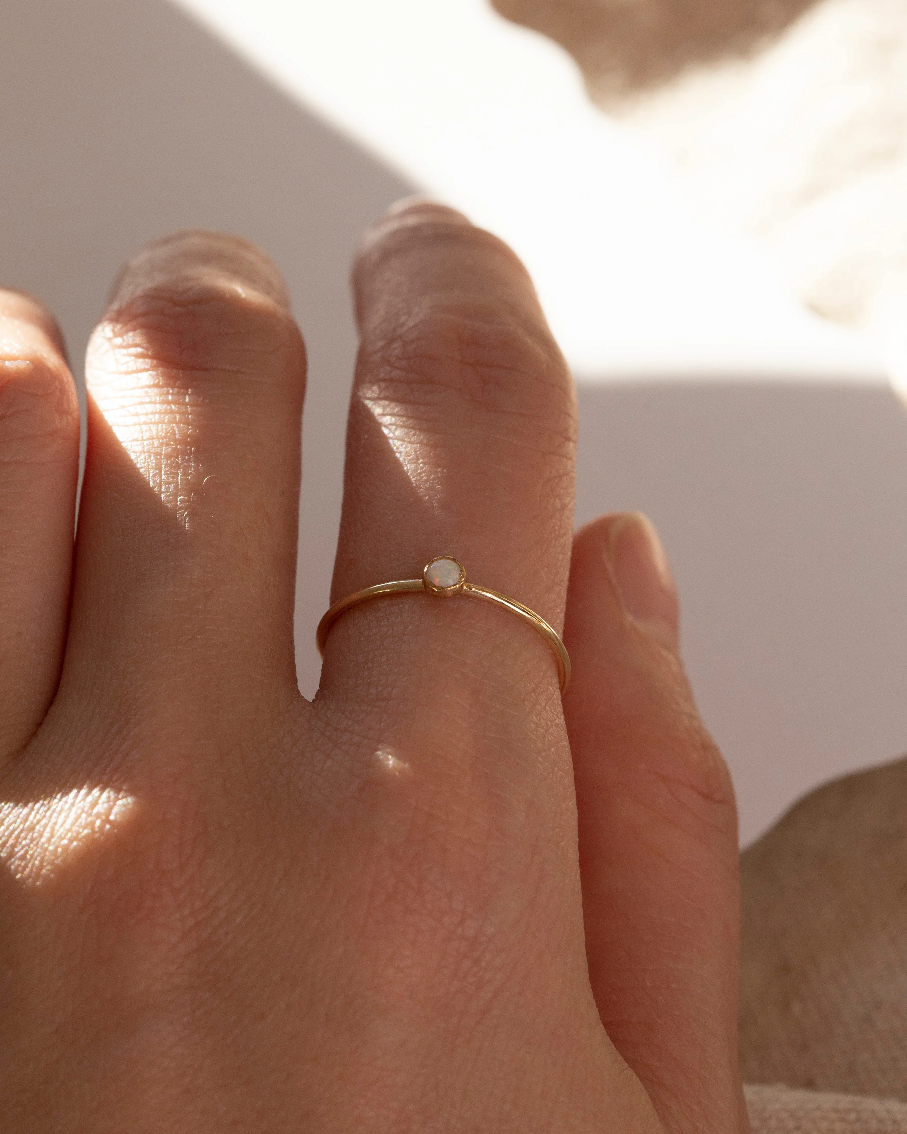Tiny Opal Ring - Image 7