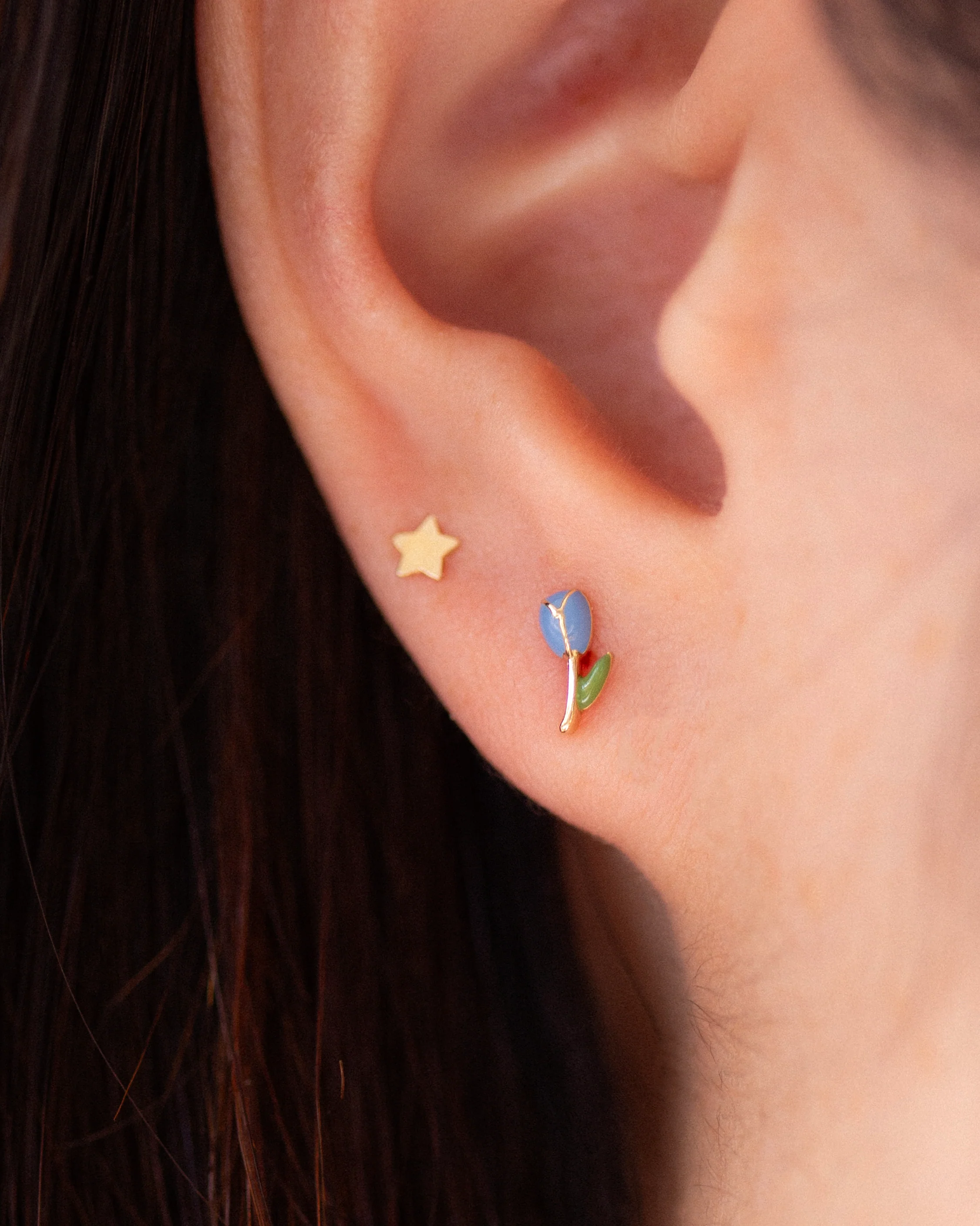 Tulip Stud Earrings - Image 2