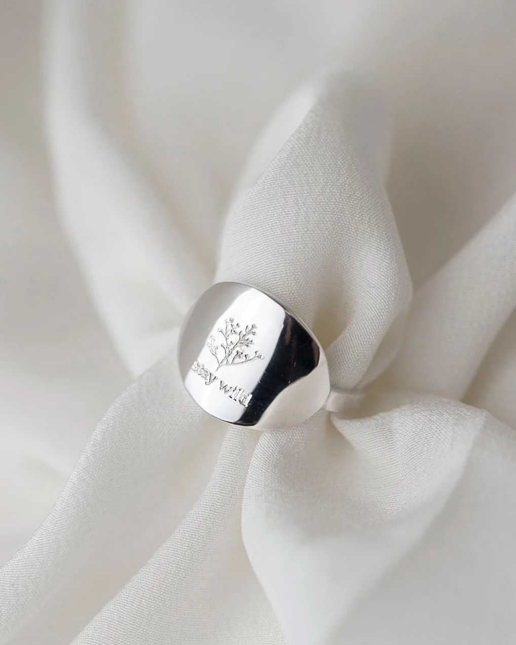 Wild Flower Stay Wild Ring - Image 5